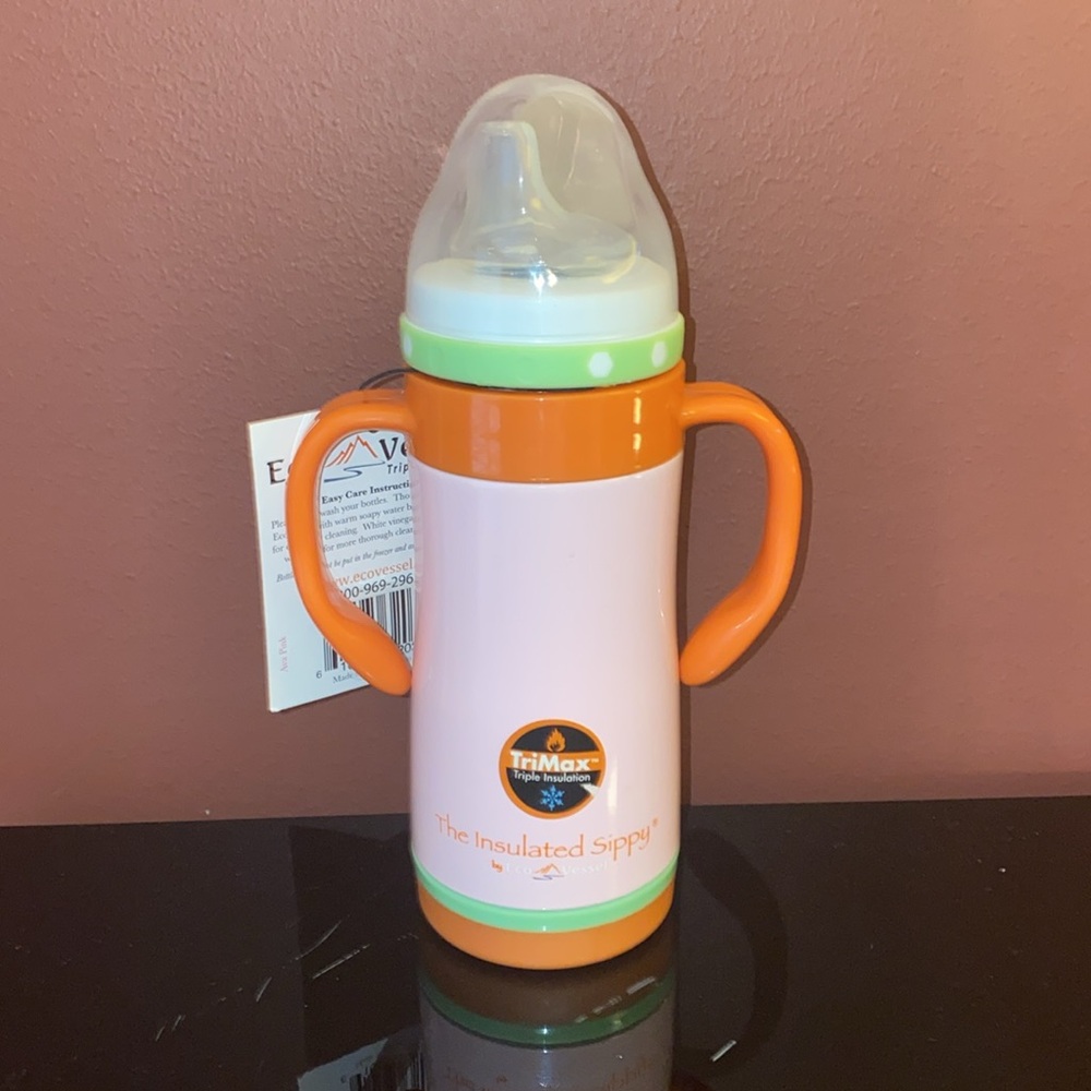 Eco Vessel Insulated 10 oz Sippy Cup NEW